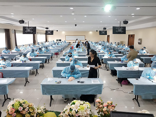 Presentation about Hygiene Standards and Skin Anatomy for PMU Artists,🇹🇭 Human Capital Development Center Suan Dusit University,