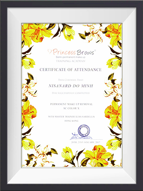 Permanent make up removal SC Color X,🇬🇷 Master trainer Ilias Sardellis from Swiss Color,Hong Kong