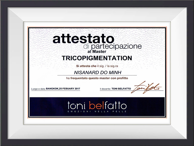 Tricopigmentation Master Class,🇮🇹 Toni Belfatto,