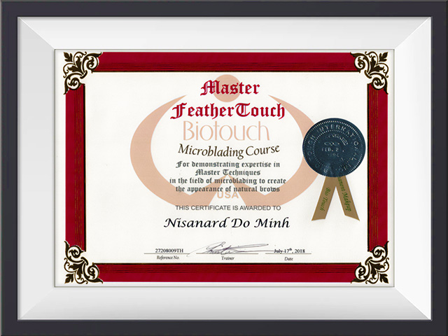 “Master Feather Touch Microblading” Course,🇺🇸 🇹🇭 Biotouch International Beauty Institute,