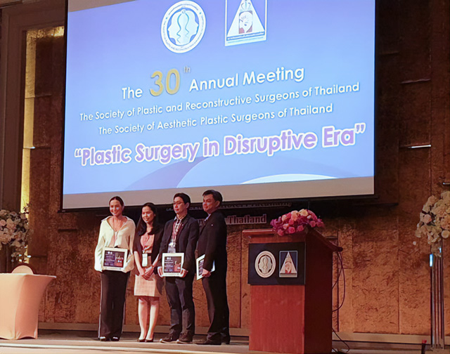 Presentation about “Medical Tattoo in Reconstructive Surgery”,🇹🇭 30th Annual Meeting of The Society of Plastic and Reconstructive Surgeons of Thailand<br> and The Society of Aesthetic Plastic Surgeons of Thailand 2020,