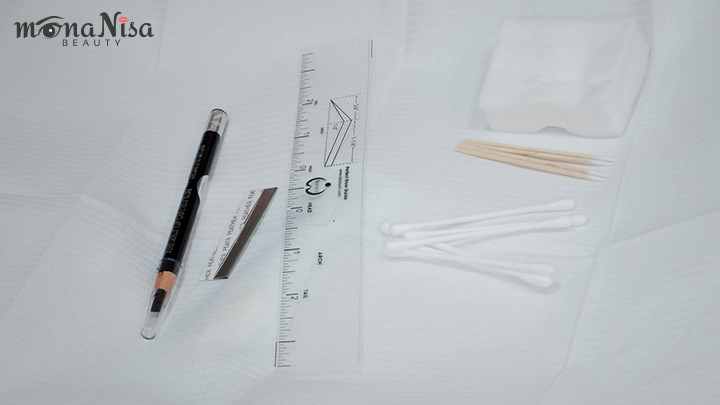 Sterilizing equipment used during the design of eyebrows | MonaNisa Beauty | Bangkok, Thailand
