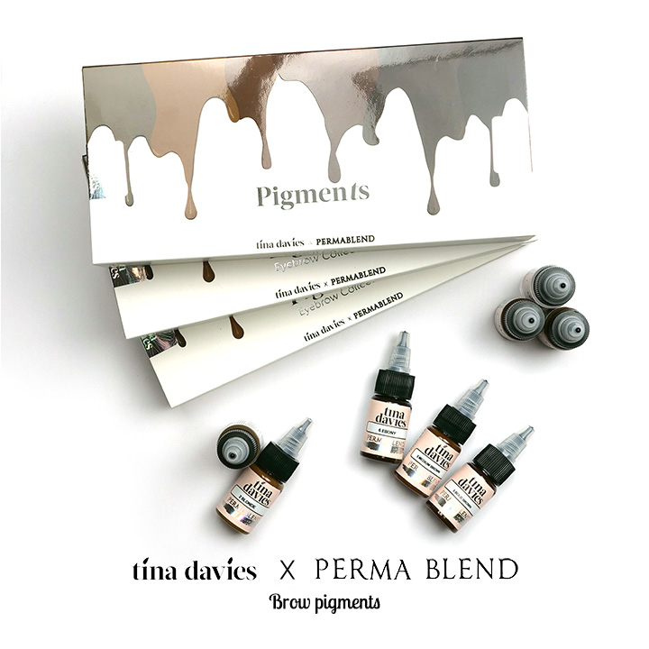 Permablend Tina Davies brow pigments