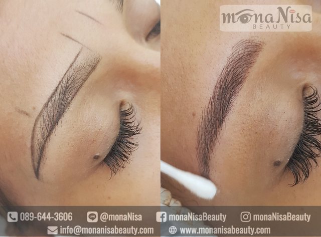 คิ้วสามมิติลายเส้น