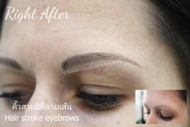 คิ้วสามมิติลายเส้น