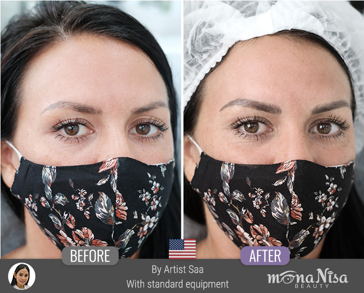 คิ้วสามมิติลายเส้น