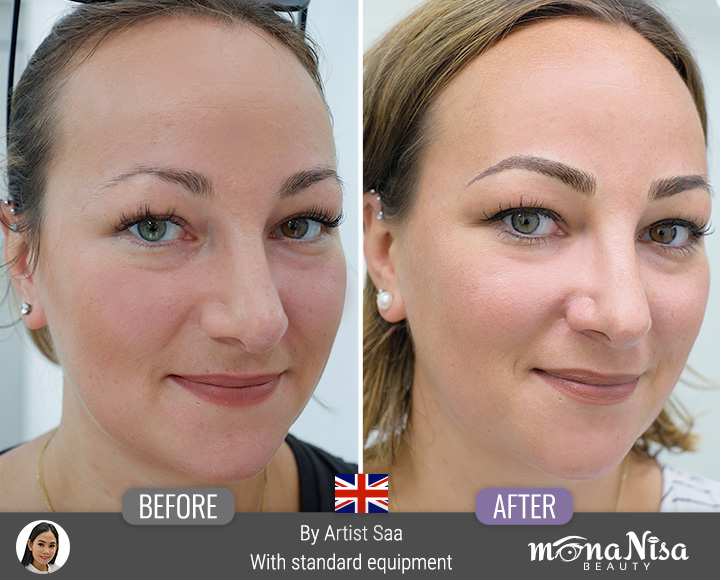 คิ้วสามมิติลายเส้น