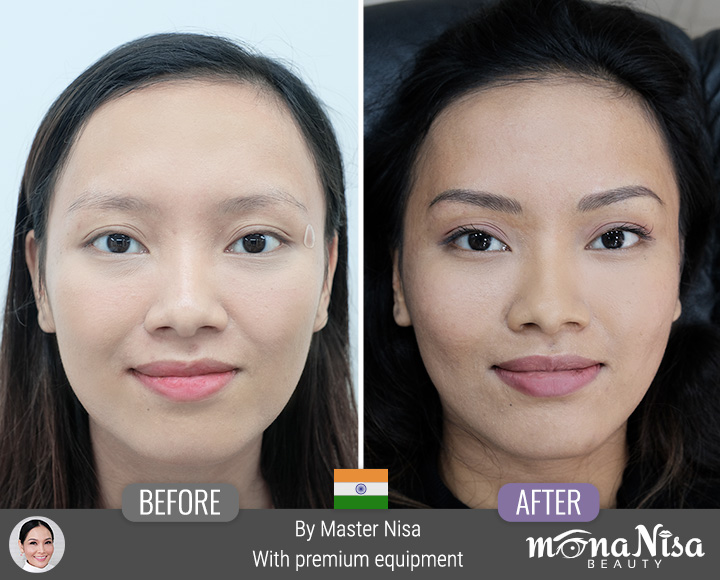 คิ้วสามมิติลายเส้น