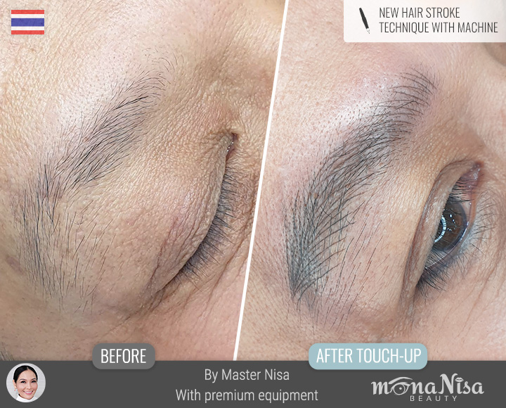 Realistic eyebrows for men