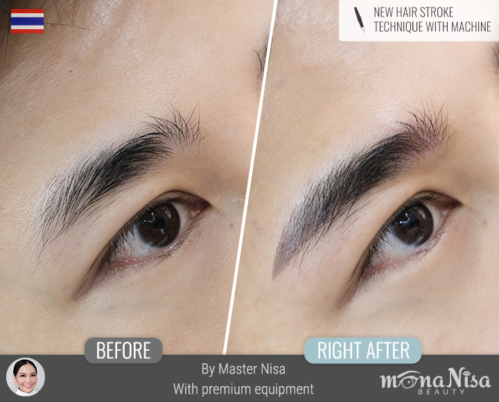 Realistic eyebrows for men